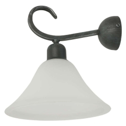 Φωτιστικό Τοίχου - Απλίκα Flores I 3524 Black-Silver Nowodvorski Μέταλλο,Γυαλί