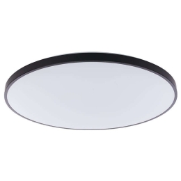Φωτιστικό Οροφής - Πλαφονιέρα Agnes Round Led 32W 9163 Black Nowodvorski Μέταλλο,Πλαστικό