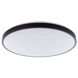 Φωτιστικό Οροφής - Πλαφονιέρα Agnes Round Led 64W 9165 Black Nowodvorski Μέταλλο,Πλαστικό