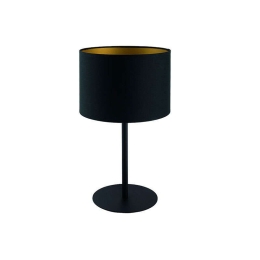Φωτιστικό Επιτραπέζιο Alice B I 9091 Black-Gold Nowodvorski Μέταλλο,Ύφασμα