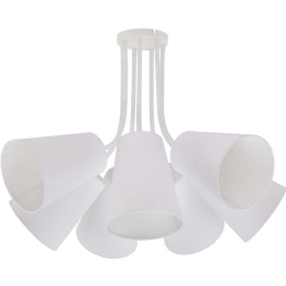Φωτιστικό Οροφής Flex Shade VII 9275 White Nowodvorski Μέταλλο,Ύφασμα