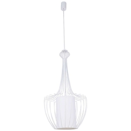 Φωτιστικό Οροφής Luksor Plus S 8852 White Nowodvorski Μέταλλο,Ύφασμα