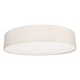 Φωτιστικό Οροφής - Πλαφονιέρα Turda VII 8958 White-Silver Nowodvorski Μέταλλο,Ύφασμα