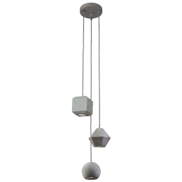 Φωτιστικό Οροφής Geometric III 9695 Concrete Nowodvorski Τσιμέντο