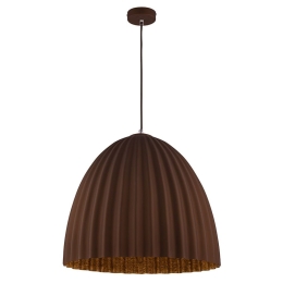 Φωτιστικό Οροφής Telma L 70 32032 58x70 Brown-Copper Sigma Lighting Υαλοβάμβακας