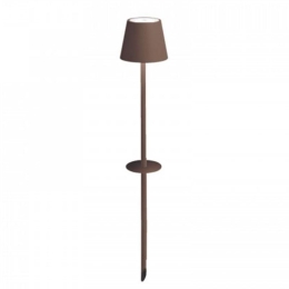Φωτιστικό Κήπου Επαναφορτιζόμενο Led Poldina Picchetto Ld0282R3 Ip54 Rust Zafferano