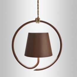 Φωτιστικό Οροφής Επαναφορτιζόμενο Led Poldina Ld0286R3 Ip54 Rust Zafferano