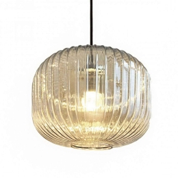 Φωτιστικό Οροφής Carmen/2C 2666 25x20/350cm 1xE27 Gold Sikrea Γυαλί