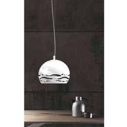 Φωτιστικό Οροφής Marea/P B 3422 Φ16x13/400cm 1xE14 White Sikrea Μέταλλο
