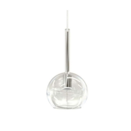 Φωτιστικό Οροφής Minibol/C 3482 14x14x29/300cm 1xE14 Clear Sikrea Μέταλλο,Γυαλί