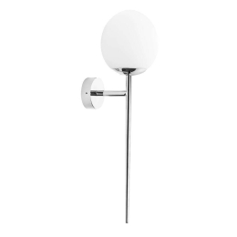 Φωτιστικό Τοίχου- Απλίκα Torch 8123 13x52cm 1x25W Chrome Nowodvorski Μέταλλο,Γυαλί