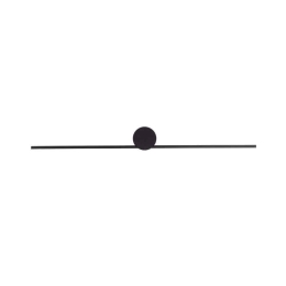 Φωτιστικό Τοίχου- Απλίκα Pin Led S 8127 61x6,5cm 1x6W Black Nowodvorski Αλουμίνιο,PC