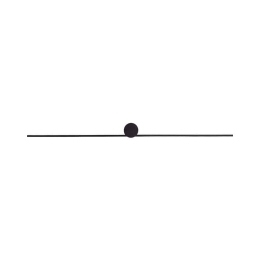 Φωτιστικό Τοίχου- Απλίκα Pin Led M 8128 91x6,5cm 1x10W Black Nowodvorski Αλουμίνιο,PC