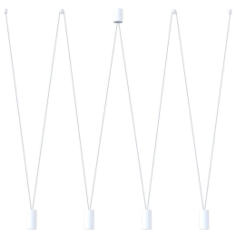 Φωτιστικό Οροφής More Eye 7824 4x10W GU10 White Nowodvorski Μέταλλο
