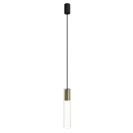Φωτιστικό Οροφής Cylinder L 7867 10W GU10 Solid Brass Nowodvorski Μέταλλο,Γυαλί