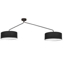Φωτιστικό Οροφής Falcon 7950 6xE27 25W Black Nowodvorski Μέταλλο,Ύφασμα
