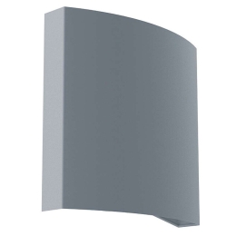 Φωτιστικό Τοίχου - Απλίκα Borde 8046 1xE27 max 40W Grey Nowodvorski Μέταλλο,Ύφασμα