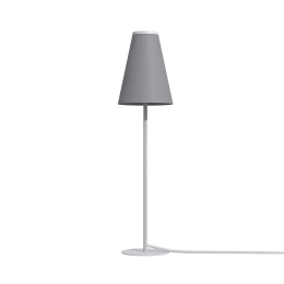 Φωτιστικό Επιτραπέζιο Trifle 7760 1xG9 max 10W Grey Nowodvorski Αλουμίνιο, Ύφασμα
