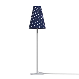 Φωτιστικό Επιτραπέζιο Trifle 8076 1xG9 max 10W Blue-White Nowodvorski Αλουμίνιο, Ύφασμα