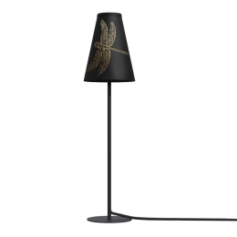 Φωτιστικό Επιτραπέζιο Trifle 8077 1xG9 max 10W Black-Beige Nowodvorski Αλουμίνιο, Ύφασμα