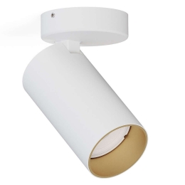 Φωτιστικό Οροφής - Σποτ Mono 7771 1xGU10 10W White-Gold Nowodvorski Μέταλλο,Πλαστικό