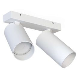 Φωτιστικό Οροφής - Σποτ Mono 7810 2xGU10 10W White Nowodvorski Μέταλλο,Πλαστικό