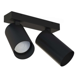 Φωτιστικό Οροφής - Σποτ Mono 7841 2xGU10 10W Black Nowodvorski Μέταλλο,Πλαστικό
