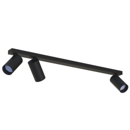 Φωτιστικό Οροφής - Σποτ Mono 7842 3xGU10 10W Black Nowodvorski Μέταλλο,Πλαστικό