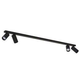 Φωτιστικό Οροφής - Σποτ Mono 7843 4xGU10 10W Black Nowodvorski Metal, Plastic