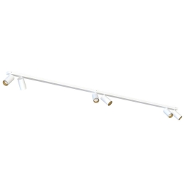 Φωτιστικό Οροφής - Σποτ Mono 7777 6xGU10 10W White-Gold Nowodvorski Μέταλλο,Πλαστικό