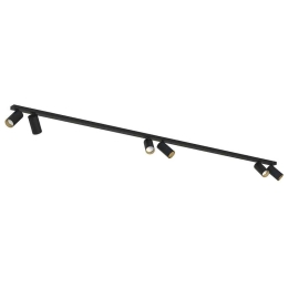 Φωτιστικό Οροφής - Σποτ Mono 7770 6xGU10 10W Black-Gold Nowodvorski Μέταλλο,Πλαστικό