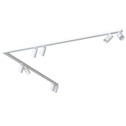Φωτιστικό Οροφής - Σποτ Mono Corner 7751 8xGU10 10W 2X150 White Nowodvorski Μέταλλο,Πλαστικό