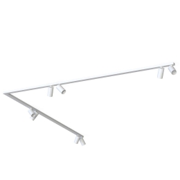 Φωτιστικό Οροφής - Σποτ Mono Corner 7753 8xGU10 10W 2X200 White Nowodvorski Μέταλλο,Πλαστικό