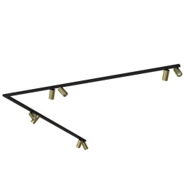 Φωτιστικό Οροφής - Σποτ Mono Corner 7757 8xGU10 10W 2X200 Solid Brass Nowodvorski Μέταλλο,Πλαστικό
