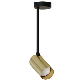 Φωτιστικό Οροφής - Σποτ Mono Long S 7731 1xGU10 10W Solid Brass Nowodvorski Μέταλλο,Πλαστικό