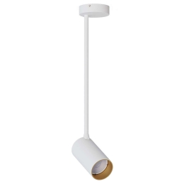 Φωτιστικό Οροφής - Σποτ Mono Long M 7671 1xGU10 10W White-Gold Nowodvorski Μέταλλο,Πλαστικό