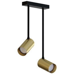 Φωτιστικό Οροφής - Σποτ Mono Long 7733 2xGU10 10W Solid Brass Nowodvorski Μέταλλο,Πλαστικό