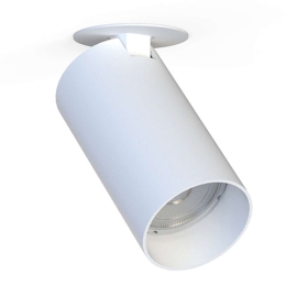 Φωτιστικό Οροφής - Σποτ Mono Surface 7827 1xGU10 10W White Nowodvorski Μέταλλο,Πλαστικό