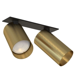 Φωτιστικό Οροφής - Σποτ Mono Surface 7745 2xGU10 10W Solid Brass Nowodvorski Μέταλλο,Πλαστικό