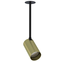 Φωτιστικό Οροφής - Σποτ Mono Surface Long S 7741 1xGU10 10W Solid Brass Nowodvorski Μέταλλο,Πλαστικό