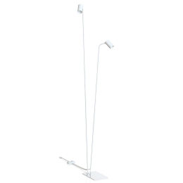 Φωτιστικό Δαπέδου Mono 7705 2xGU10 10W 212cm White Nowodvorski Μέταλλο,Πλαστικό