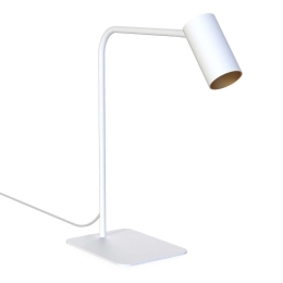 Φωτιστικό Επιτραπέζιο Mono Biurkowa 7713 1xGU10 10W White-Gold Nowodvorski Μέταλλο,Πλαστικό