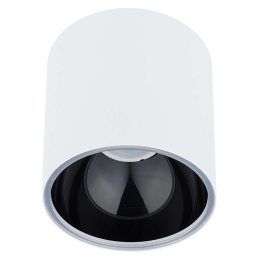 Φωτιστικό Οροφής - Σποτ Halo 8195 1xGU10 10W White-Black Nowodvorski Μέταλλο,Πλαστικό
