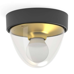Φωτιστικό Οροφής - Πλαφονιέρα Nook 7976 1xE27 10W Φ18cm Black-Gold Nowodvorski