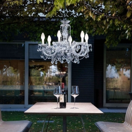 Φωτιστικό Οροφής-Πολυέλαιος Drylight S6WPREMIUM 68X125cm LED 13W Clear Masiero
