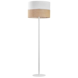 Φωτιστικό Δαπέδου Linobianco 5241 1xΕ27 15W Φ50cm 159cm Natural-White TK Lighting