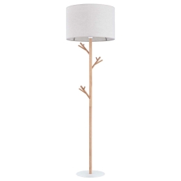 Φωτιστικό Δαπέδου Albero Linen 5574  1xΕ27 15W Φ50cm 170cm Beige TK Lighting