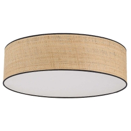Φωτιστικό Οροφής - Πλαφονιέρα Liberia 4729 4xΕ27 15W Φ60cm 15cm Natural TK Lighting