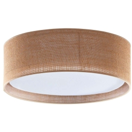 Φωτιστικό Οροφής - Πλαφονιέρα Juta 6584 4xΕ27 15W Φ60cm 17cm Natural TK Lighting