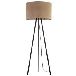 Φωτιστικό Δαπέδου Juta 5569 1xΕ27 15W Φ50cm 159cm Natural TK Lighting